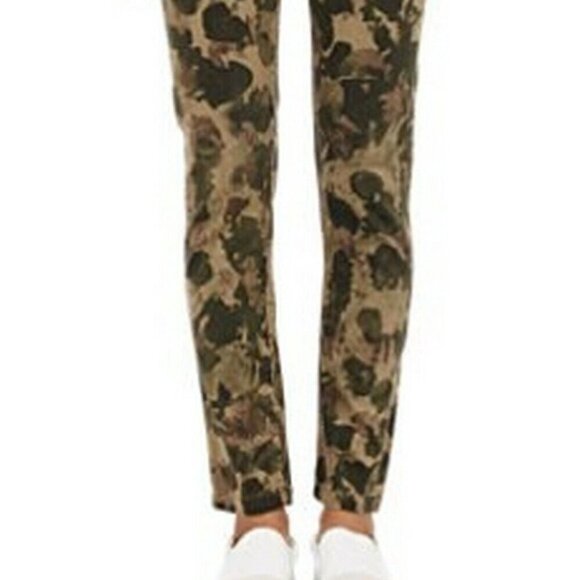 Chip Foster Hand Painted Camouflage-Print Trousers - Picture 2 of 2
